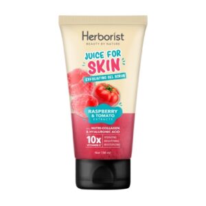 1959 Herborist Juice For Skin Exfoliating Gel Scrub Raspberry Tomato 150ml