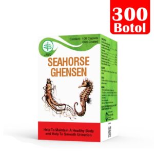 2112 Seahorse Ghen Shen Kidney 100 Kaplet 300 Botol