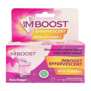 2138 Imboost Effervescent Rasa Anggur 8 Tablet