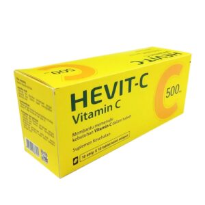 2339 Hevitc Vitamin C 500mg 10 Strip 10tablet