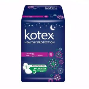 2443 Kotex Healthy Protection Overnight Wing 28cm 14s