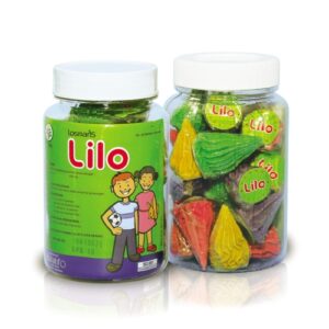 253 Balatif Lilo Permen Cacing Botol 25 Pcs