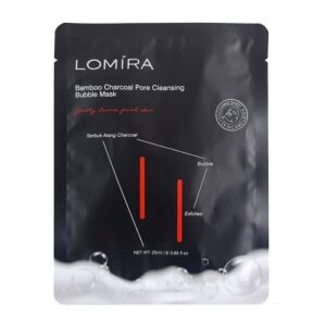 2583 Lomira Bamboo Charcoal Pore Cleansing Bubble Mask 25ml