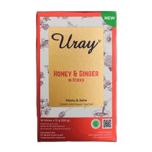 2698 Madu Uray Honey And Ginger Stick 10 Stick 12gr