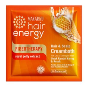 2755 Makarizo Hair Energy Fibertherapy Hair And Scalp Cream Royal Jelly Extract 15ml
