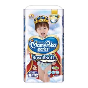 2806 Mamypoko Pants Royal Soft Tipe Celana Boys L 28pcs