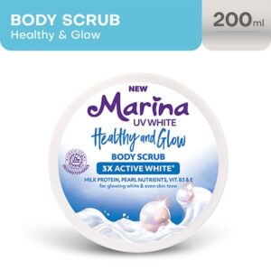 2839 Marina Uv White Body Scrub Healthy And Glow 200ml