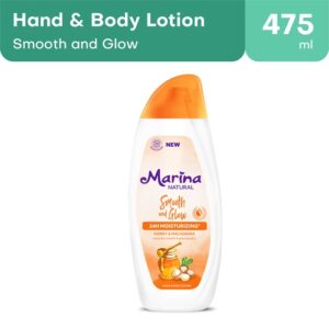 2845 Marina Hand Body Lotion Natural Smooth And Glow 475ml