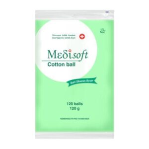 2901 Medisoft Cotton Ball Besar 120s