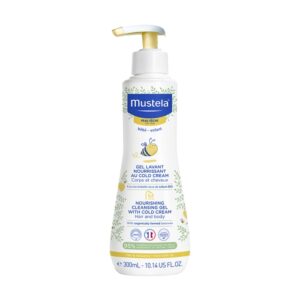 3142 Mustela Hair And Body Nourishing Cleansing Gel With Cold Cream 300ml