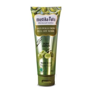 3162 Mustika Ratu Anti Pollution Peel Off Mask Olive Zaitun 60gr