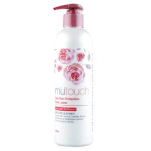 3199 Mutouch Goats Milk Body Lotion Pump Bottle Red Snow 400ml