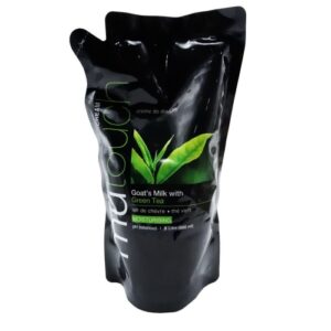 3205 Mutouch Goat Milk Shower Cream Green Tea Refill 800ml