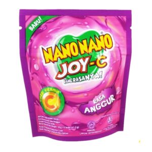 3273 Nanonano Joy C Rasa Anggur Pouch 18gr 15 Butir 12gr