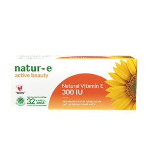 3301 Natur E Active Beauty Natural Vitamin E 300 Iu 32 Kapsul Lunak
