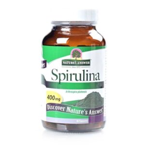 3342 Natures Answer Spirulina 400mg 90 Vegan Capsules