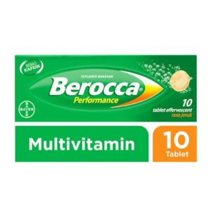 352 Berocca Multivitamin B Kompleks Rasa Jeruk 10 Tablet