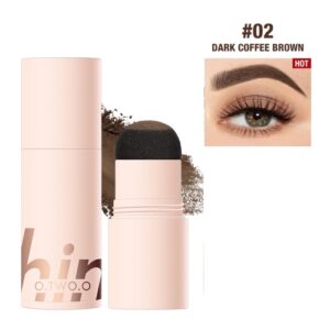 3579 Otwoo Eyebrow Cushion Stamp Powder 02 Dark Coffee Brown