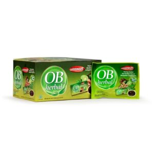 3582 Ob Herbal Lozenges Box 15 Sachet 5s 25gr