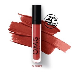 3650 Omg Oh My Glam Matte Kiss Lip Cream 04 Sunset 35gr