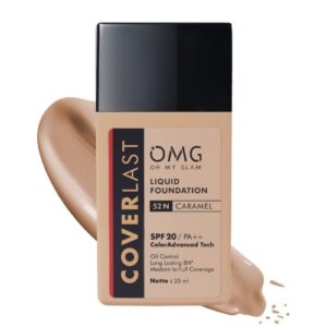 3656 Omg Oh My Glam Coverlast Liquid Foundation 52 N Caramel 25ml