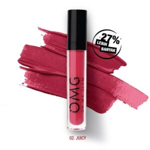 3657 Omg Oh My Glam Matte Kiss Lip Cream 02 Juicy 35gr