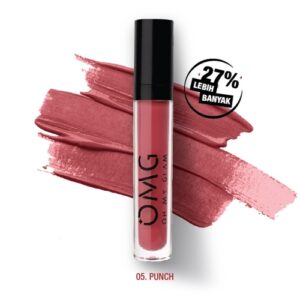 3658 Omg Oh My Glam Matte Kiss Lip Cream 05 Punch 35gr