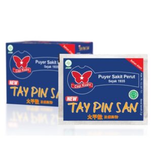 373 Bintang Kupukupu Tay Pin San 12pcs Serbuk
