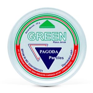 3781 Green Pagoda Pastiles Jeruk 35gr