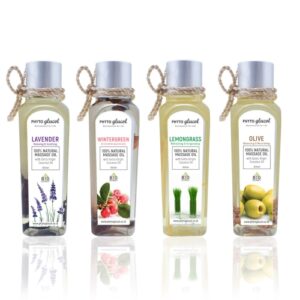 3850 Phyto Glucol Massage Oil Series 4 Bottles 60ml