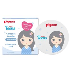 3865 Pigeon Compact Powder Uv Protection Innocent Look Pure White 14gr