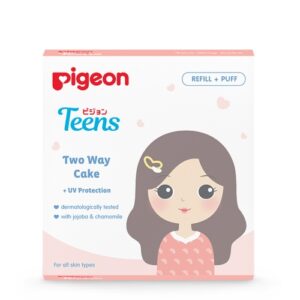 3874 Pigeon Two Way Cake Uv Protection Natural Refill 14gr