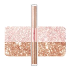 3926 Pinkflash 2in1 All Glow Liquid Eyeshadow Pfe18 1 Sunset Champagne