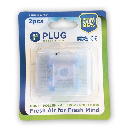 3966 Plug Nasal Filter Blister 2s