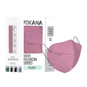 3970 Pokana Kn95 Face Mask Fashion Series Orchid Taupe 12s
