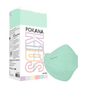 3986 Pokana Kids Duckbill Medical Mask Fashion Series Beachglass Lilac 25s