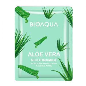 399 Bioaqua Aloe Vera Nicotinamide Acne Care Brightening Essence Mask 25gr