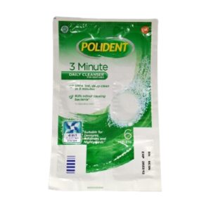 4004 Polident 3 Minute Daily Cleanser 1 Blister6 Tablets