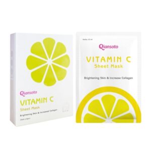 4175 Qiansoto Sheet Mask Vitamin C 6 Sachet 35ml
