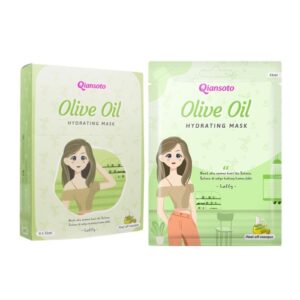 4176 Qiansoto Peeloff Laffy Series Olive Oil Hydrating Mask 6 Sachet 35ml