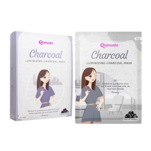 4182 Qiansoto Peeloff Frency Series Charcoal Luminizing Mask 6 Sachet 35ml