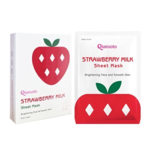 4188 Qiansoto Sheet Mask Strawberry 6 Sachet 35ml