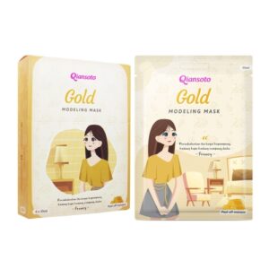 4190 Qiansoto Peeloff Frency Series Gold Modeling Mask 6 Sachet 35ml