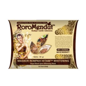 4381 Roro Mendut Masker Whitening Rempah Hitam 40gr