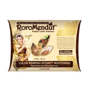 4385 Roro Mendut Lulur Whitening Rempah Hitam 40gr