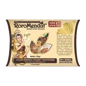 4391 Roro Mendut Lulur Whitening Rempah Hitam 20gr