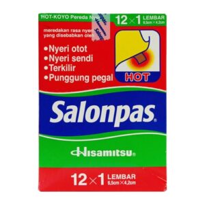 4435 Salonpas Hot 12s Box Isi 10 Sachet