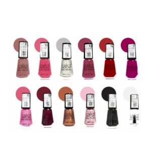 4448 Salsa Cosmetics Nail Polish Matte Set B 12pcs 6ml