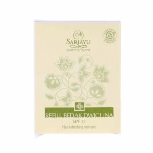 4528 Sariayu Bedak Dwiguna Spf 15 Refresh Aromatic Kuning Langsat Refill 12gr