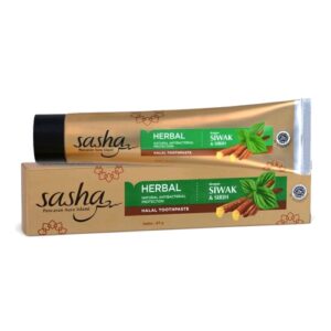 4534 Sasha Halal Toothpaste Herbal Natural Antibacterial Protection 65gr